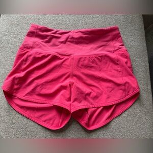 lululemon athletica Women's Vibrant Pink Athletic Shorts